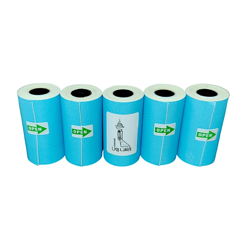 لیبل حرارتی آبی پایتخت رول مدل LA3B بسته...