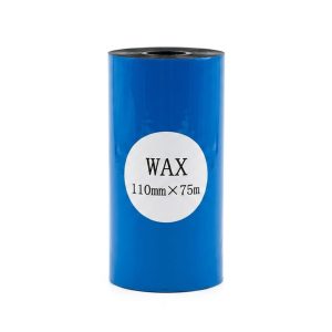 رول حرارتی ریبون رنگ - 75 متری کد Wax 110*75