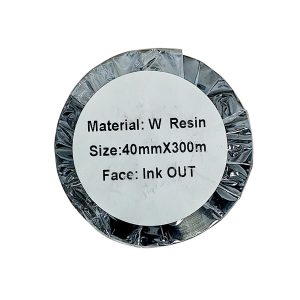 رول حرارتی ریبون پرینتر لیبل زن 300 متری کد WaxResin 40*300
