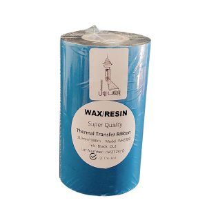 رول حرارتی ریبون پرینتر لیبل زن 300 متری کد WaxResin110*300